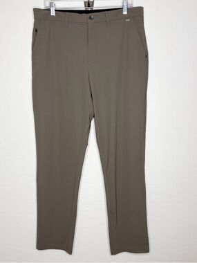 Vuori Fleet Chino Pant Athletic Slim Fit Cocoa Brown Gray Men’s Size 34 Golf